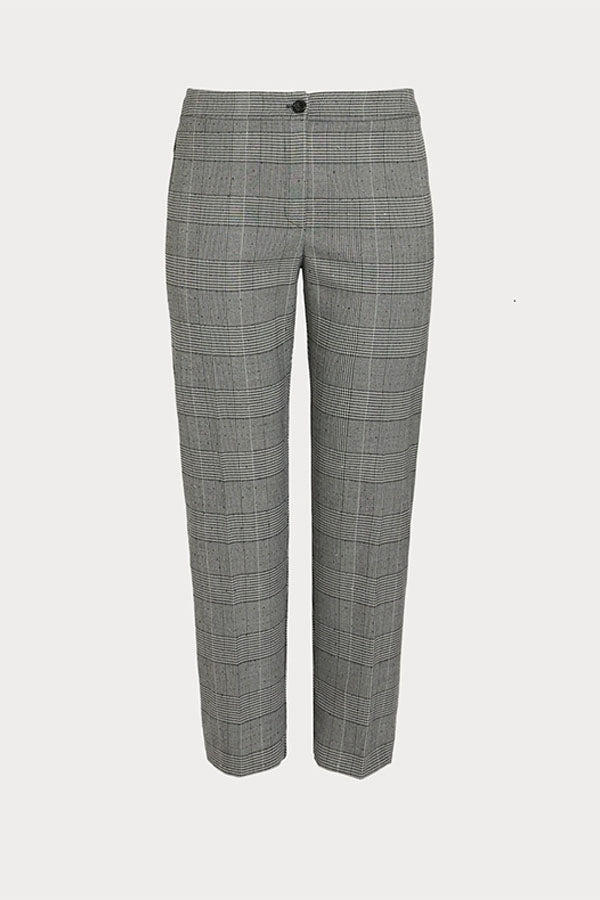 NAVONA BLACK PRINCE OF WALES TROUSERS