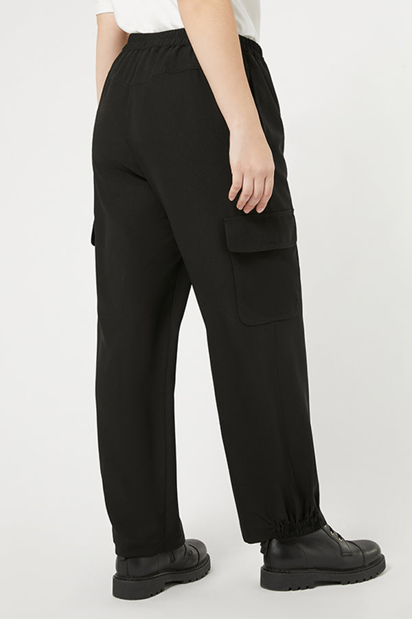 ANDALO CREPE ENVERS SATIN TROUSERS