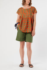 DANZA COTTON BERMUDA SHORTS
