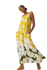 BOTANICAL PRINT MAXI DRESS