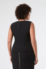 UGGIOSO BLACK TWILL GILET