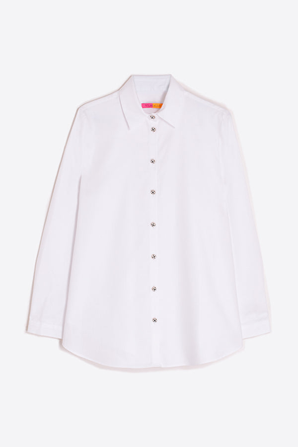 ANASTASIA WHITE BUTTONED BLOUSE