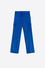 FLAVIA BLUE CORDUROY TROUSERS