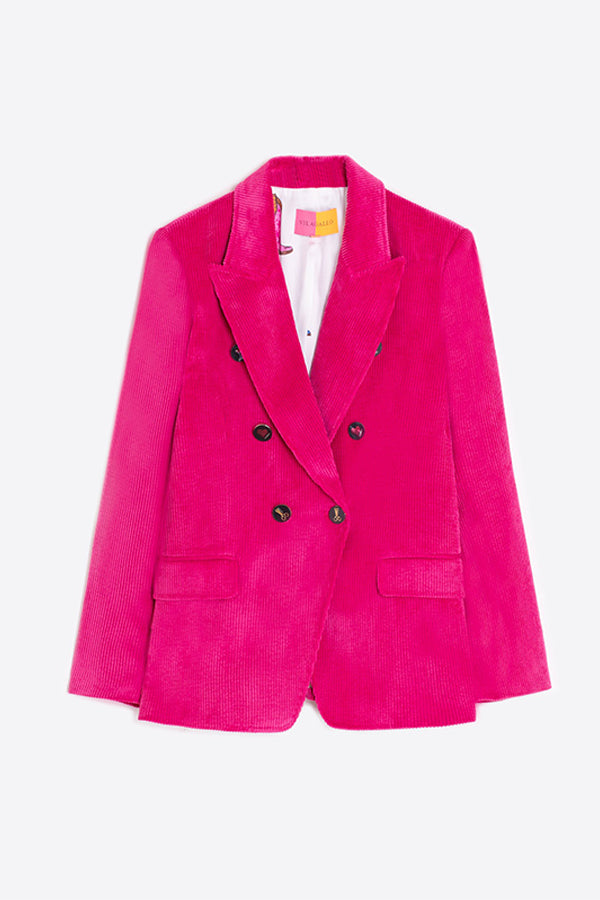 INGRID PINK CORDUROY BLAZER