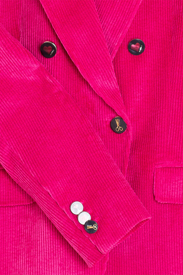 INGRID PINK CORDUROY BLAZER