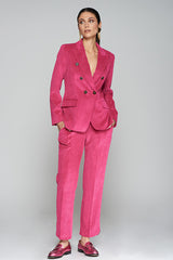 INGRID PINK CORDUROY BLAZER