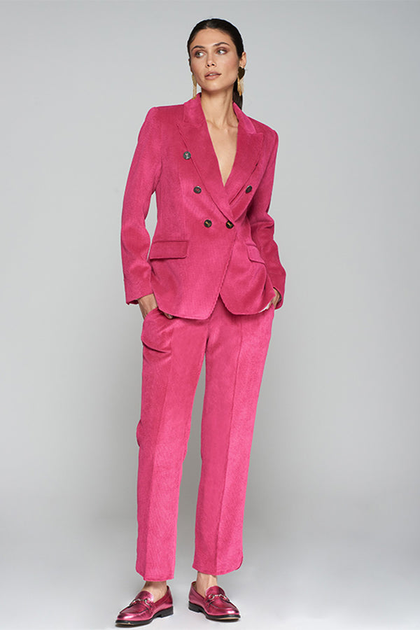 INGRID PINK CORDUROY BLAZER