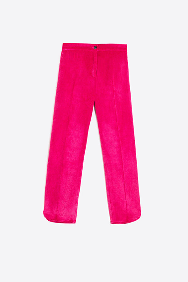 ORNELLA PINK CORDUROY TROUSERS