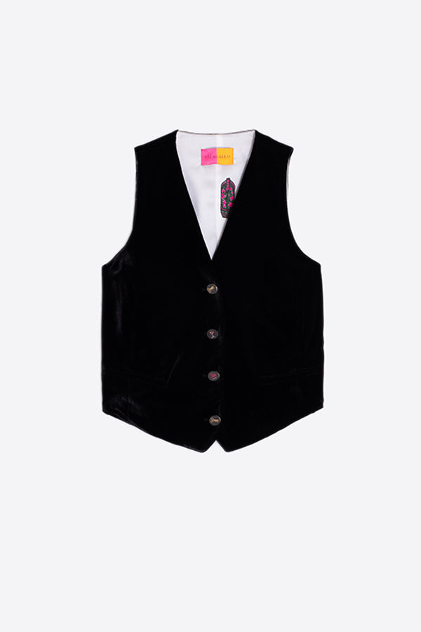 AGATA BLACK VEST