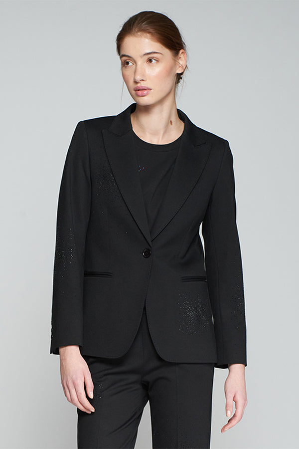 HEATHER STRASS BLACK JACKET