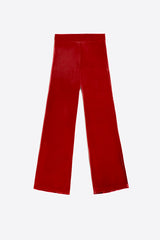 VENUS RED WIDE LEG TROUSERS