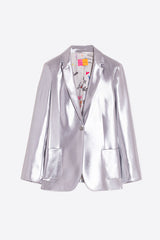 HARLOW SILVER METALLIC JACKET