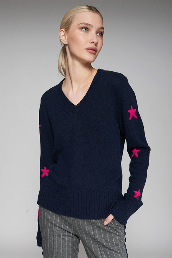 JERSEY INTARSIA ESTRELLAS KNITWEAR JUMPER