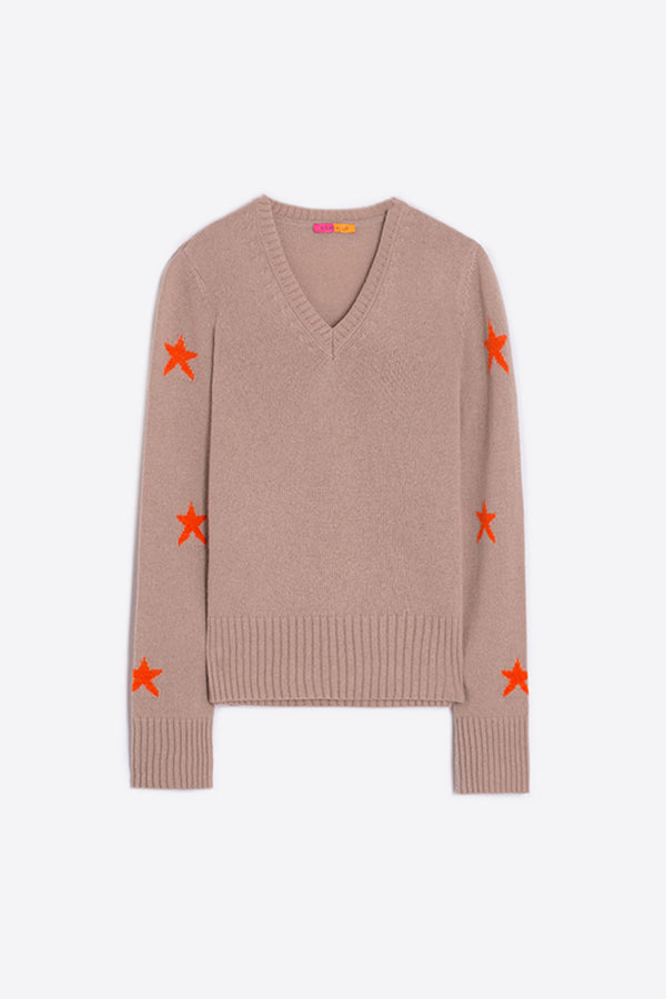 JERSEY INTARSIA ESTRELLAS KNITWEAR JUMPER