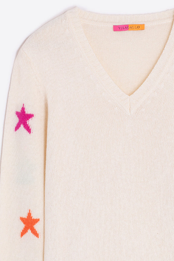 JERSEY INTARSIA ESTRELLAS KNITWEAR JUMPER