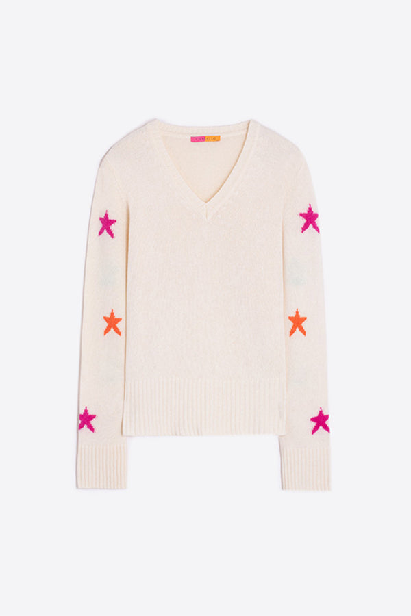 JERSEY INTARSIA ESTRELLAS KNITWEAR JUMPER