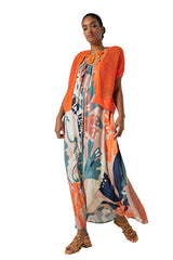 SEAHORSE DESIGN MAXI SUMMER DRESS