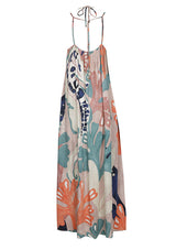SEAHORSE DESIGN MAXI SUMMER DRESS