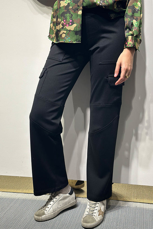 CASSIA BLACK TROUSERS