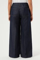 CURVA COTTON LINEN DENIM JEANS