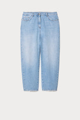 ZIGRINO STRETCH DENIM BARREL-LEG JEANS