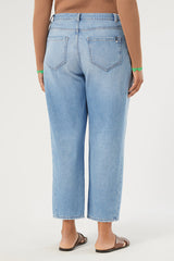 ZIGRINO STRETCH DENIM BARREL-LEG JEANS