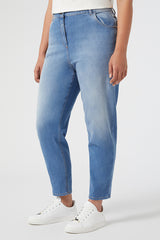 BEATO CARROT-FIT STRETCH DENIM JEANS