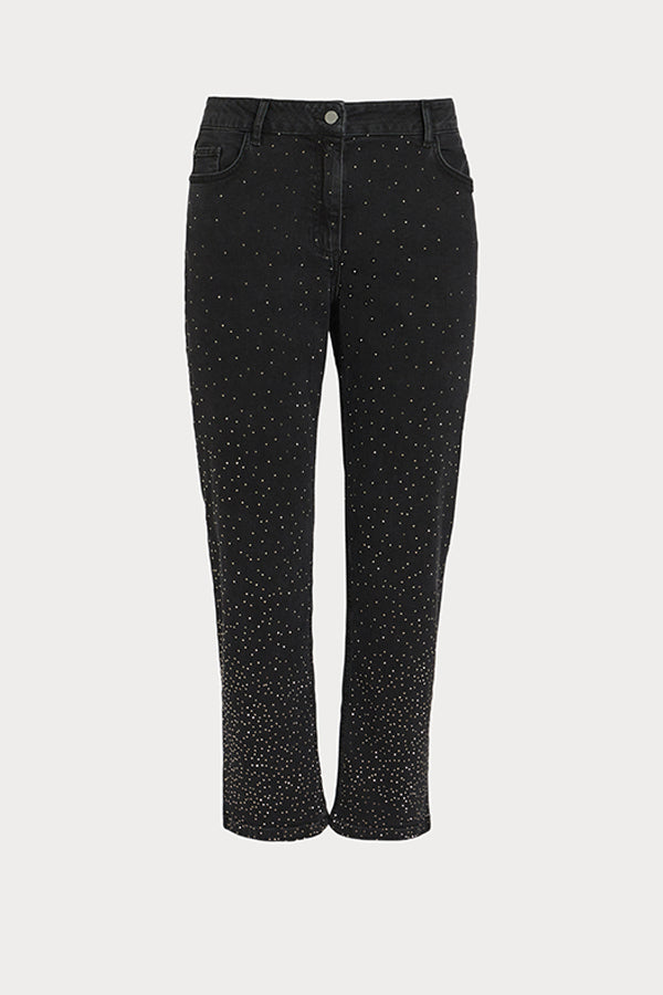 MAGGIO COTTON DENIM TROUSERS