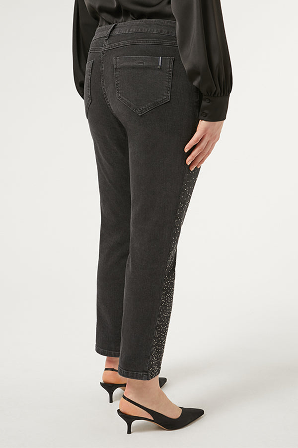 MAGGIO COTTON DENIM TROUSERS