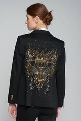 HARLOW EMBROIDERED CELESTIAL JACKET