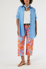TEIERA BLUE COTTON TUNIC