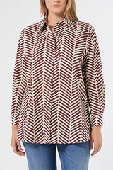 CIPPO PRINTED POPLIN TUNIC