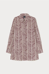 CIPPO PRINTED POPLIN TUNIC