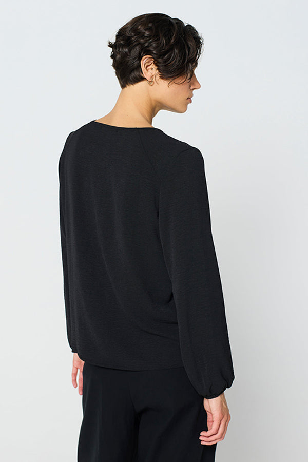 BLACK ROUND NECK SHIRT