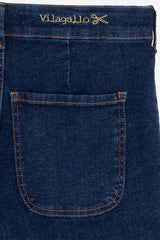 AMELIE EMBROIDERED BELL BOTTOM JEANS