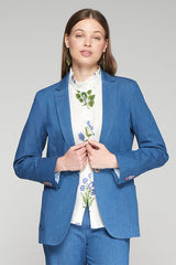 HARLOW DECORATIVE BUTTON LYOCEL BLAZER