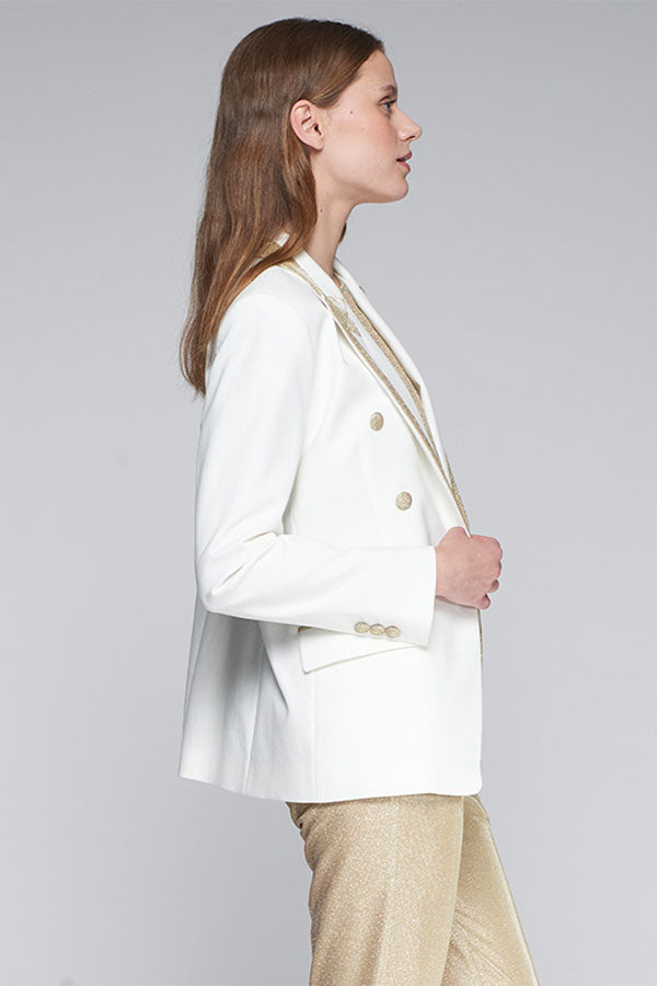 TANA GOLD DETAIL BLAZER