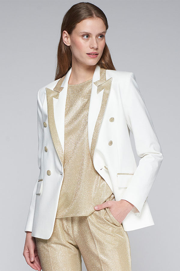 TANA GOLD DETAIL BLAZER