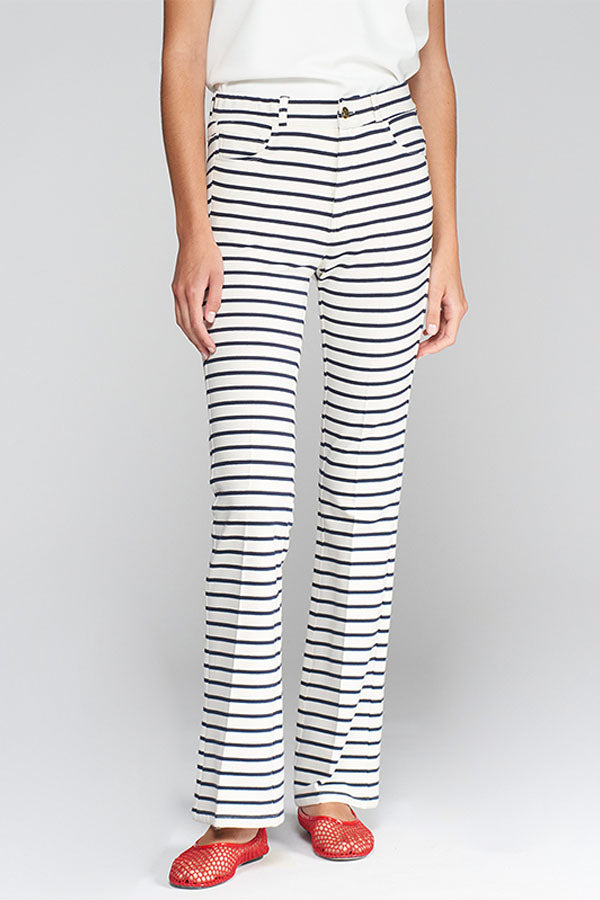 NAUTICAL BLUE STRIPE TROUSERS