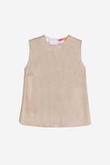 ABIGAIL GOLD SLEEVELESS TOP