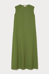 ORA GREEN COTTON DRESS