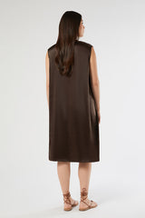 PENTOLA SEQUINNED SATIN DRESS
