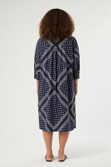 PEDONE COTTON POPLIN SHIRT DRESS