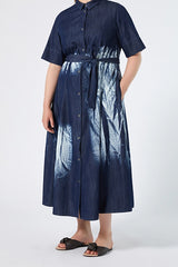 BORA LONG TIE DYE SHIRT DRESS