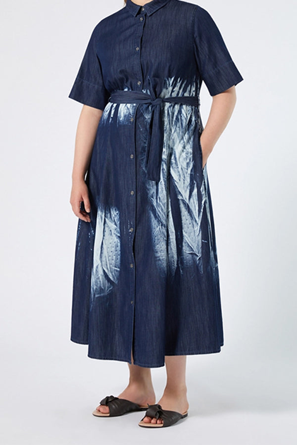 BORA LONG TIE DYE SHIRT DRESS