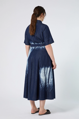 BORA LONG TIE DYE SHIRT DRESS