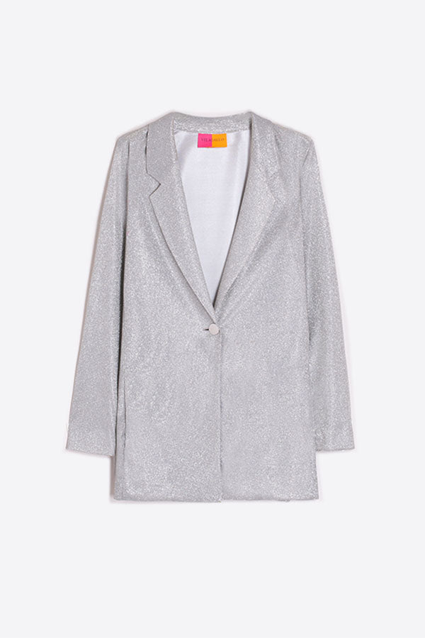 ALINA METALLIC SILVER JACKET