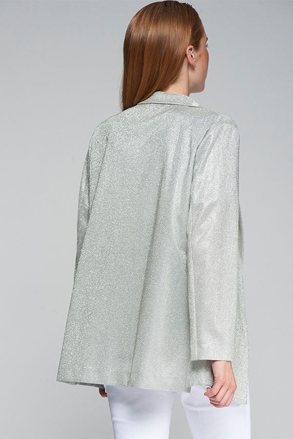 ALINA METALLIC SILVER JACKET