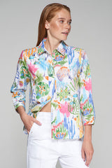 POLINE MARINE WATERCOLOR SHIRT