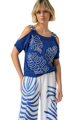 SHOULDER EFFECT FUN SWEATER